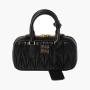 Miu Miu Arcadie matelassé nappa leather mini-bag "Black" 