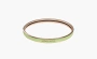 Hermès Enamel Bangles Unisex Green 