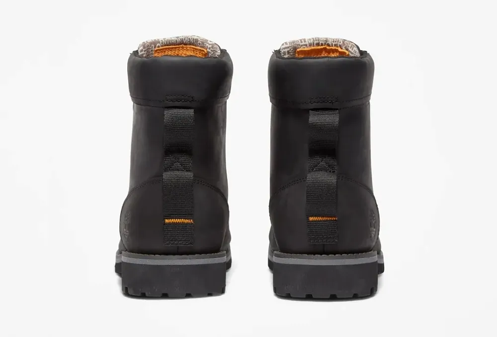 Timberland Rugged Waterproof II 6 Inch Boots Black Full Grain