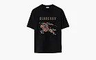 Burberry Cross Stitch EKD​ Cotton T-shirt Black