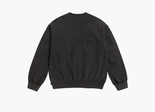 Supreme Washed Box Logo Crewneck Black 