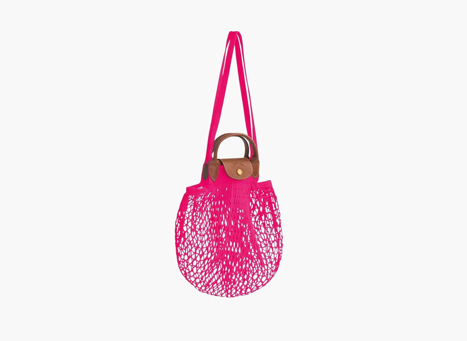 Longchamp Le Pliage Filet Top Handle Bag  "Candy" 