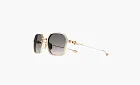 Chrome Hearts Eyeglasses Gold Square Grey