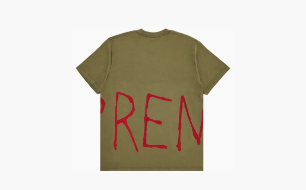 Supreme Painted Tee Light Olive 