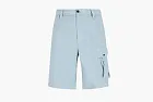 Stone Island Stretch Loose Cargo Shorts Light Blue