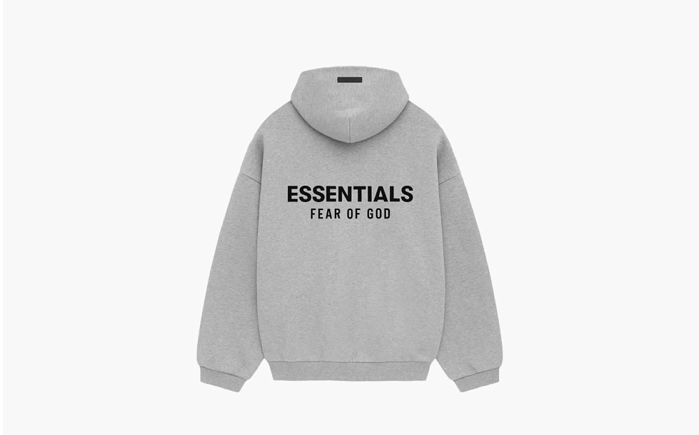Fear of God Essentials Fleece Hoodie II Light Heather Grey