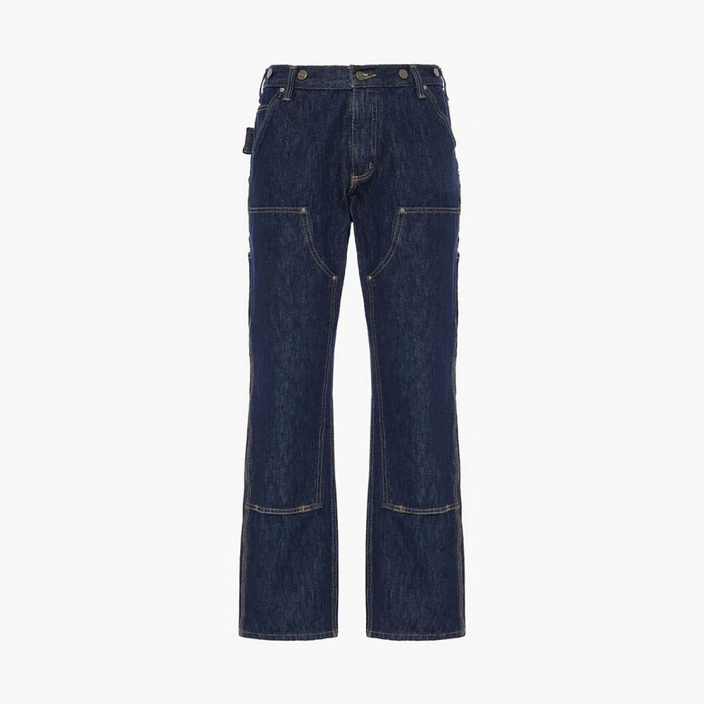 Carhartt 103890 RUGGED FLEX HEAVYWEIGHT DOUBLE-FRONT UTILITY LOGGER JEAN RELAXED FIT BLUE