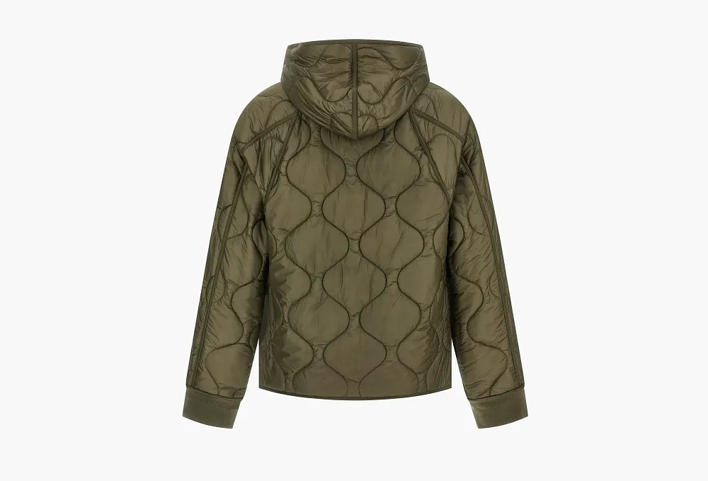 C.P. Company Liner Hooded Padded Jacket Capers - Green