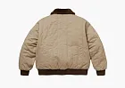 Supreme x Dickies Reversible Quilted Faux Fur Work Jacket Tan