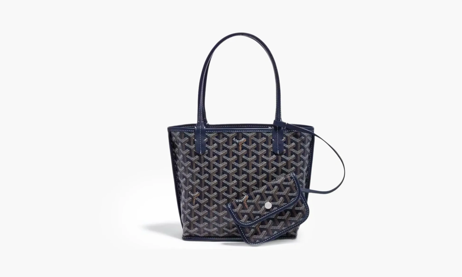 Goyard Anjou Tote Mini Navy Blue 