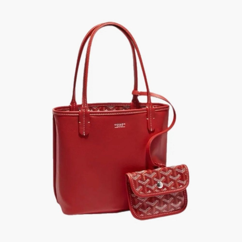 Goyard Anjou Tote Mini Red