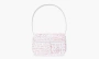 Diesel 1DR Shoulder Bag Croc-print White 