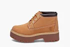 Timberland Stone Street Mid Lace Up Waterproof Chukka Boots WMNS Wheat Nubuck