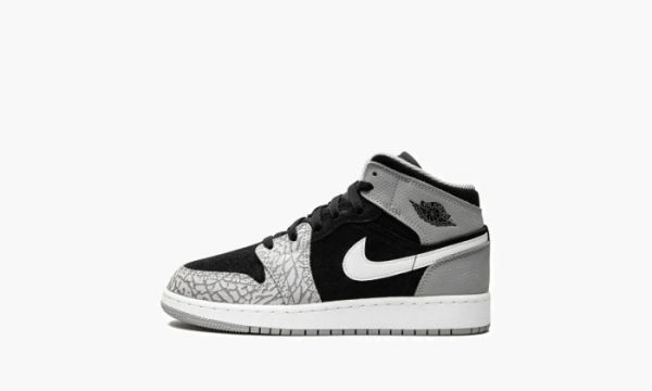 Air Jordan 1 Mid SE GS Elephant Toe 