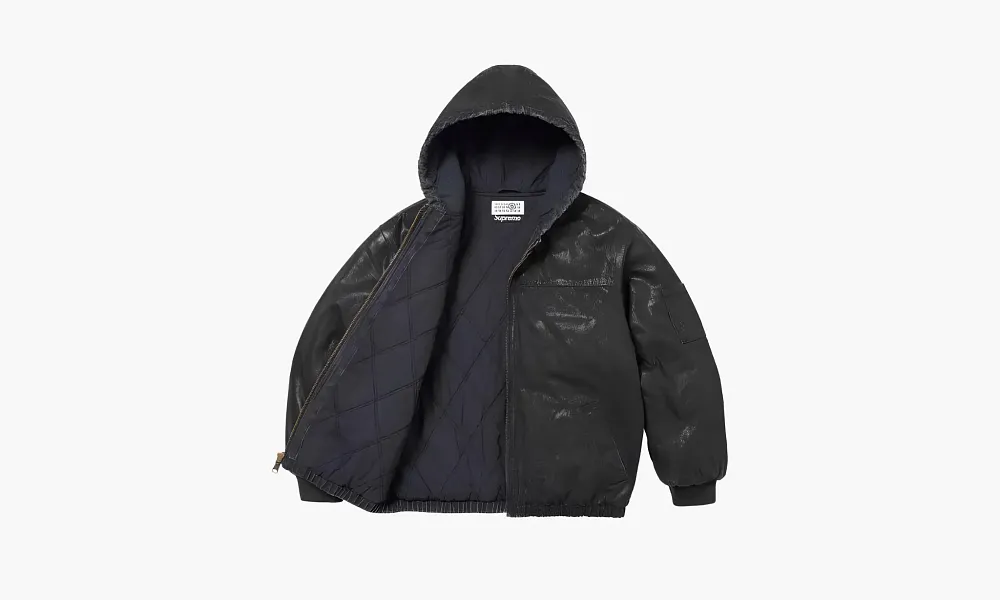 Supreme X Mm6 Hooded Jacket Black