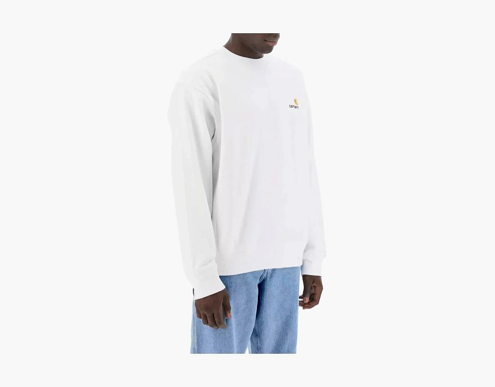 Carhartt WIP American Script Sweatshirt White