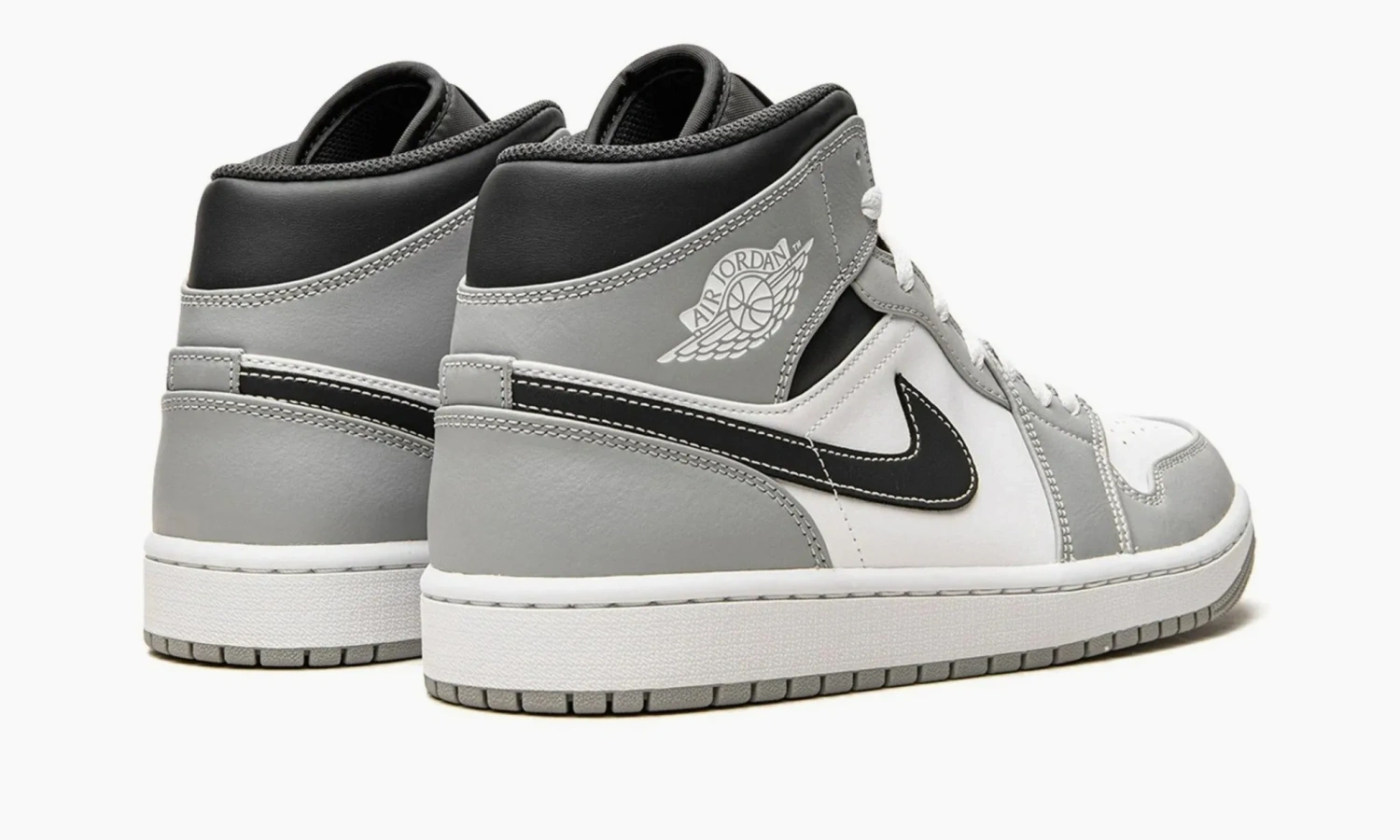Air Jordan 1 Mid GS Light Smoke Grey Anthracite 