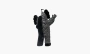 Kaws Kachamukku Vinyl Figure Black 