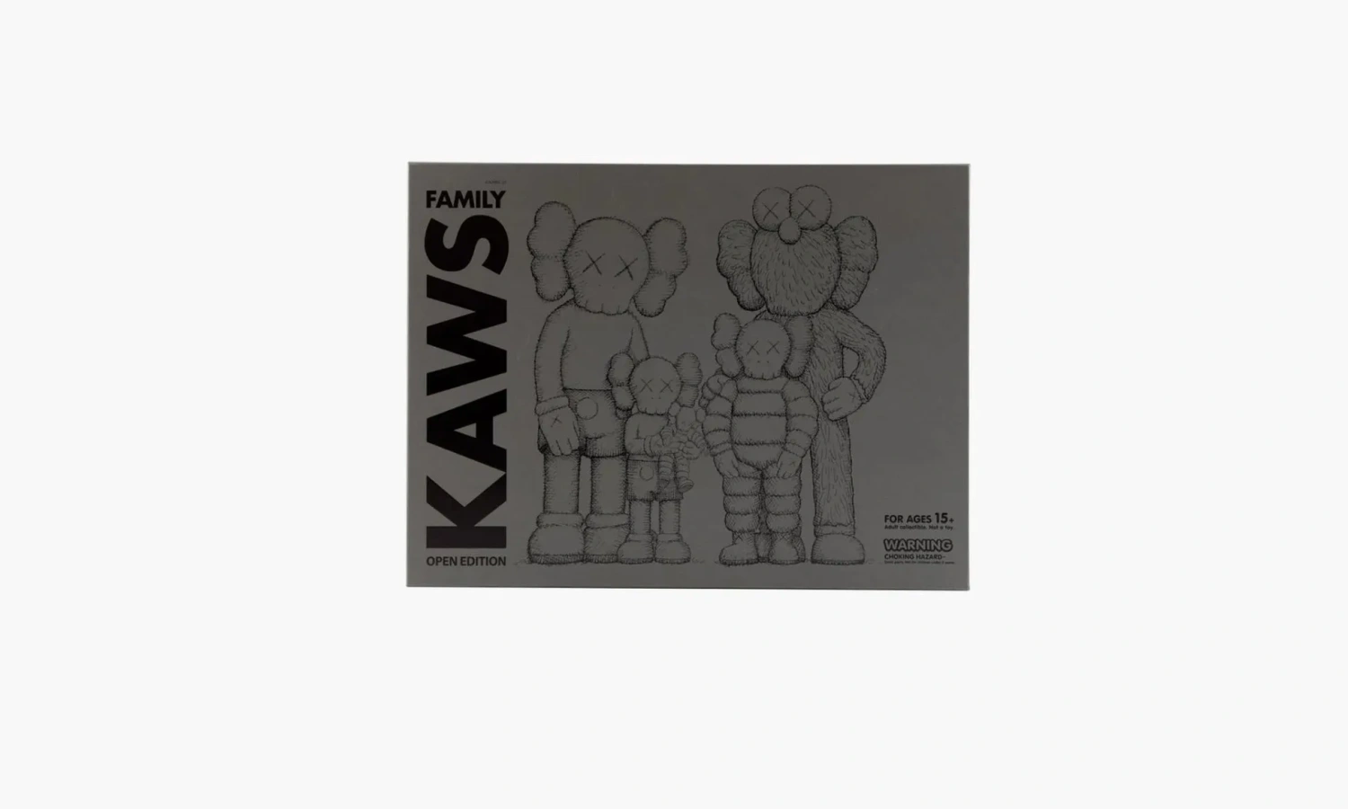 Family Vinyl Figures Grey Pink 