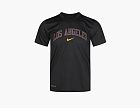 Nike x Los Angeles Lakers NBA Basketball Training Quick Dry Short Sleeve Black 