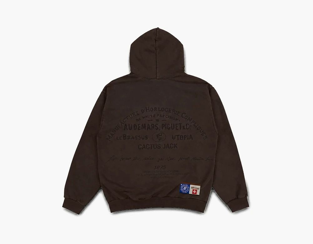 Travis Scott x Audemars Piguet Emblem Hoodie Dark Brown