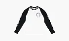Chrome Hearts Horseshoe Baseball Shirt White / Black