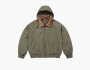 Supreme Leather Collar Utility Jacket Olive  Supreme Leather Collar Utility Jacket Olive