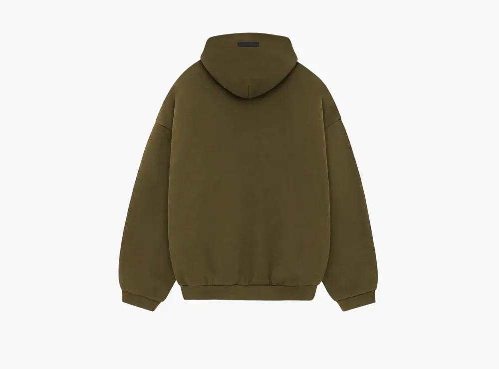 Fear of God Essentials Fleece Hoodie Olive