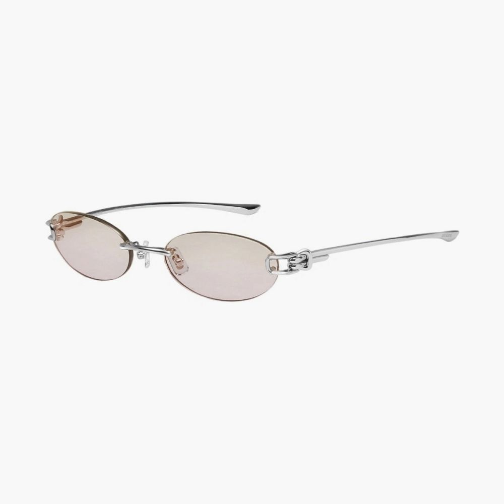 Gentle Monster Musubi 02(BRG) Sunglasses Silver / Brown