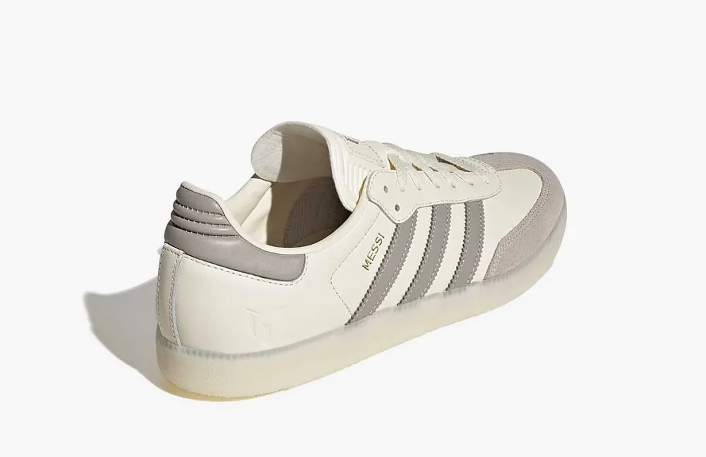 Adidas Samba Indoor x Lionel Messi Cream White