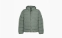 C.P. Company Quilted Jacket With Hood Grey 