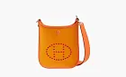 Hermes Evelyne Crossbody Bags Orange