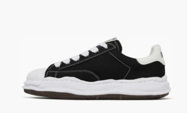 Maison Mihara Yasuhiro Blakey OG Sole Canvas Low Black White 