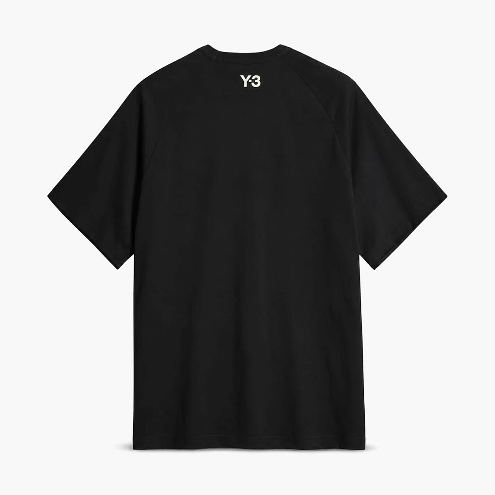 Y-3 3-Stripes Raglan Tee Black