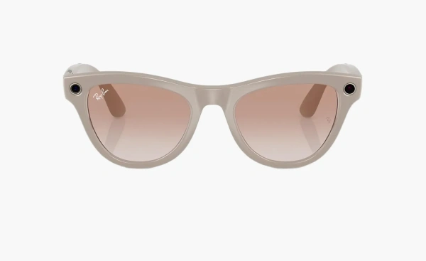 Ray-Ban Meta Skyler Shiny Chalky Gray/Cinnamon Pink  Ray-Ban Meta Skyler Shiny Chalky Gray/Cinnamon Pink