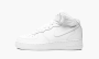 Air Force 1 Mid GS "Triple White" 