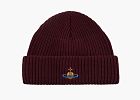 Vivienne Westwood Wool Beanie Burgundy