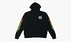 Chrome Hearts Floral Sleeve Gradient Made In Hollywood Hoodie Black / Gradient