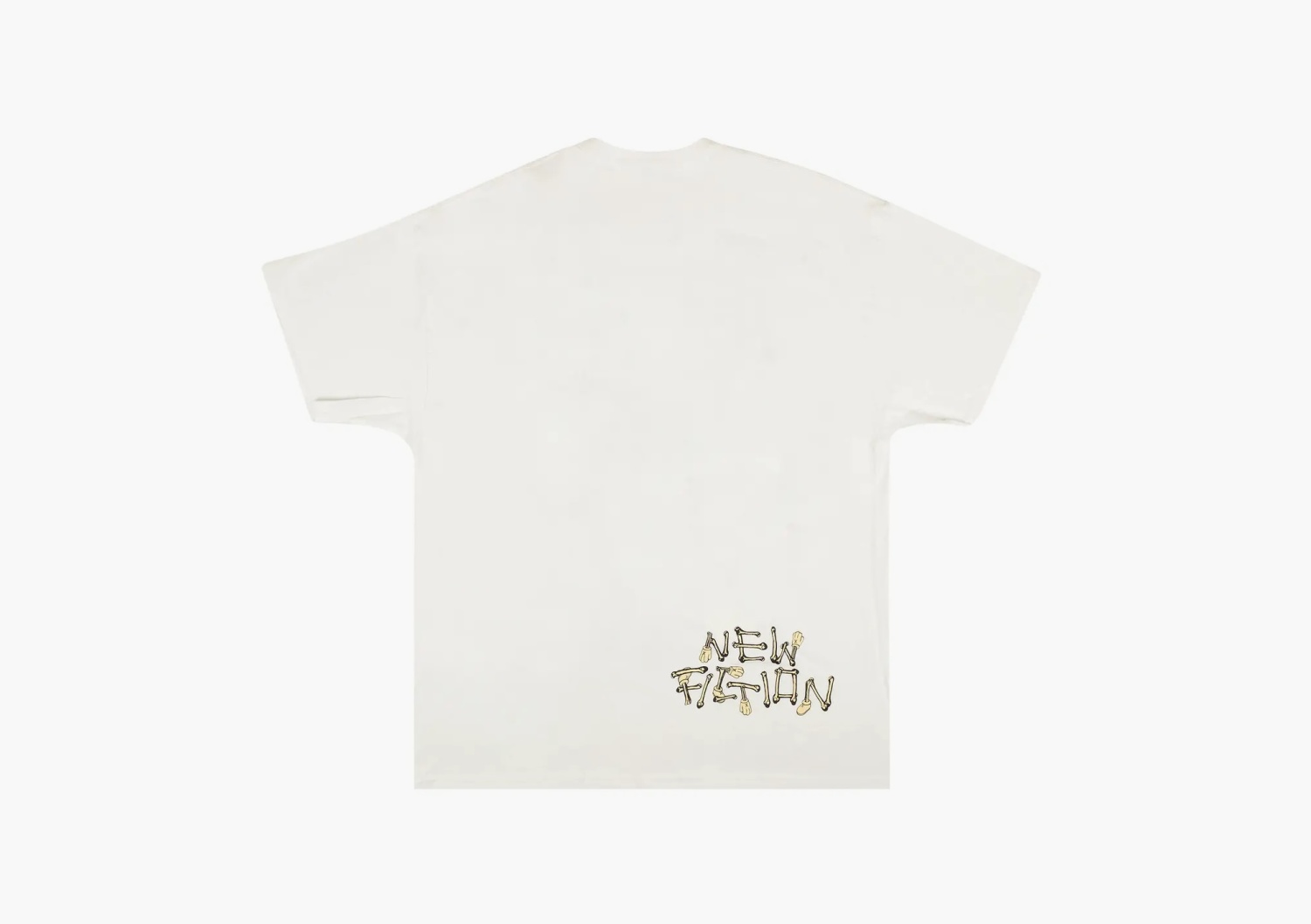 Kaws Skeleton New Fiction Bone T-Shirt "White" 