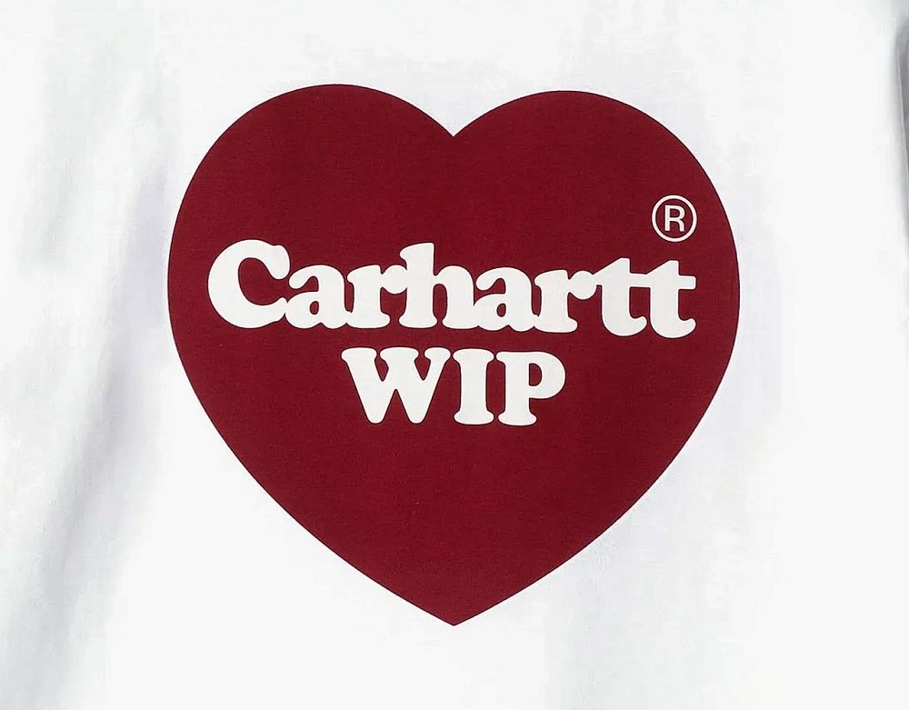 Carhartt WIP Heart Embroidery T-Shirt White