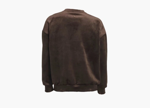 Adidas Originals Cny Graphic Long Sleeve Crew Sweatshirt Aurora Coffee / Gold Metallic 