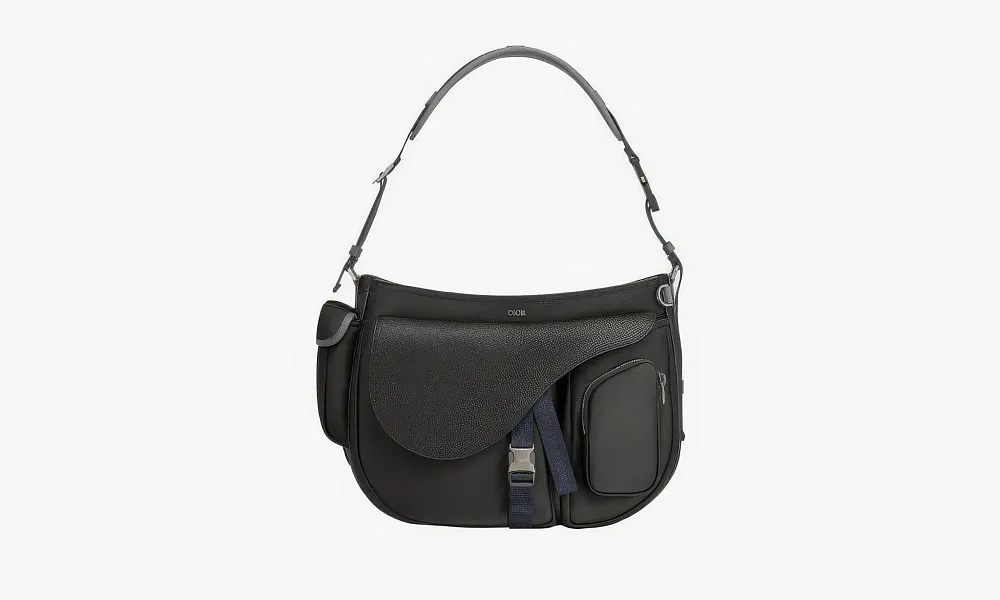 Dior X Sacai Saddle Soft Dark Brown Green