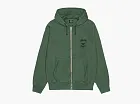 Stussy Stock Link Zip Hoodie Pigment Dyed Pine