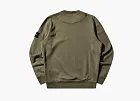 Stone Island Organic Cotton Fleece Sweatshirt Khaki