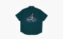 Supreme Rhinestone Pin Up Short-Sleeve Work Shirt "Work Green" 
