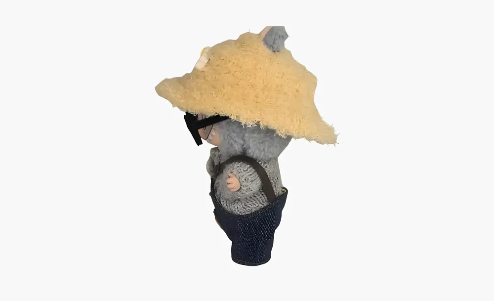 Pop Mart Hang Tag Box Sea Salt Coconut Luck Sun Hat