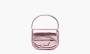 Diesel 1DR Iconic Mini Bag Mirrored Leather Pink 