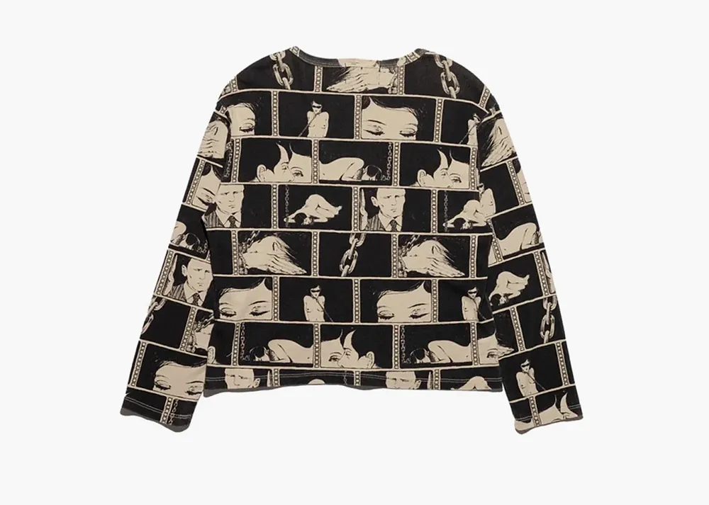 Enfants Riches Déprimés Diary Long Sleeve T-Shirt Ivory/Black