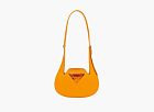 Bottega Veneta Recyclable Rubber Punch Shoulder Bag Tangerine Orange