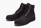 Timberland Premium 6 Inch Double Collar Boot Black